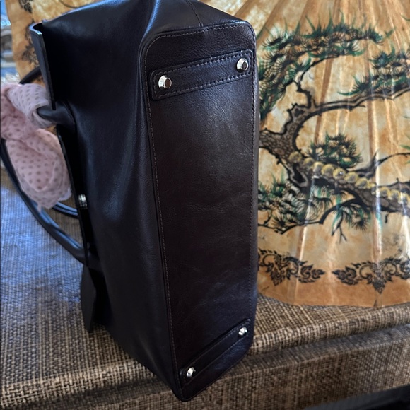 Lily Chocolate Brown Satchel Purse NWOT • A Classy Quiet Luxury Bag - Picture 8 of 12